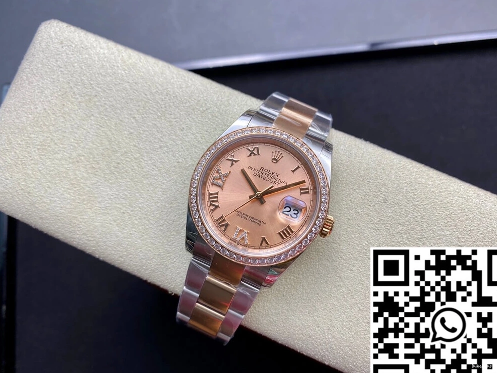 M126281RBR-0016 EW Factory Datejust Gold Rose Rolex 0926